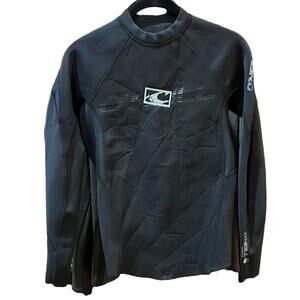 O'Neill Wetsuits Hammer 2/1mm Long Sleeve Crew, Men’s Black Sz Medium